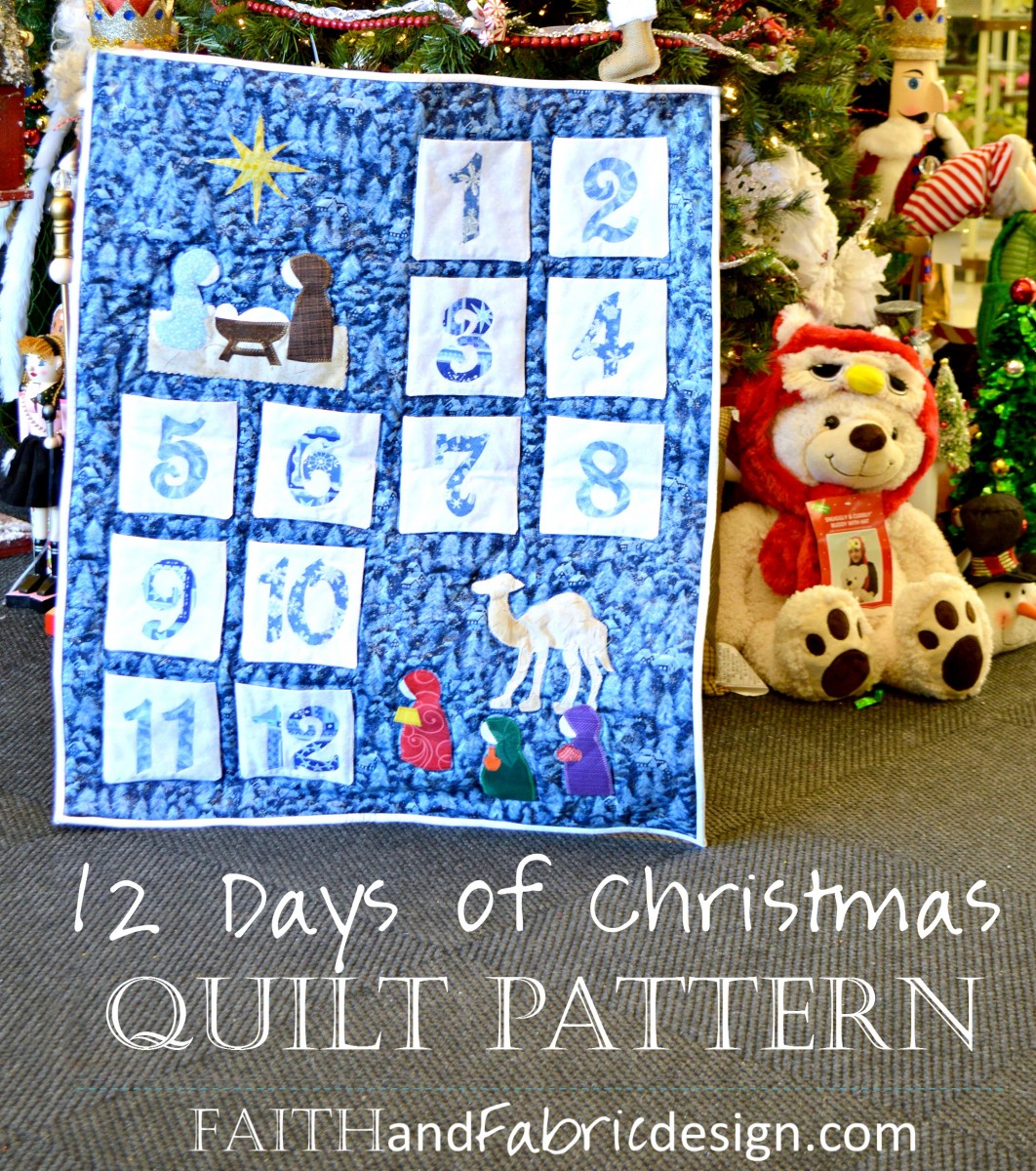 Quilt Pattern 12 Days of Christmas Peter’s Square