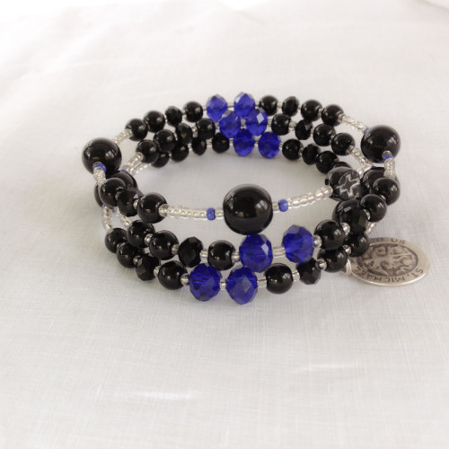 Thin Blue Line Wrap-Around-a-Rosary | Peter’s Square