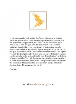 Dove Of Fre Confrmaton Card
