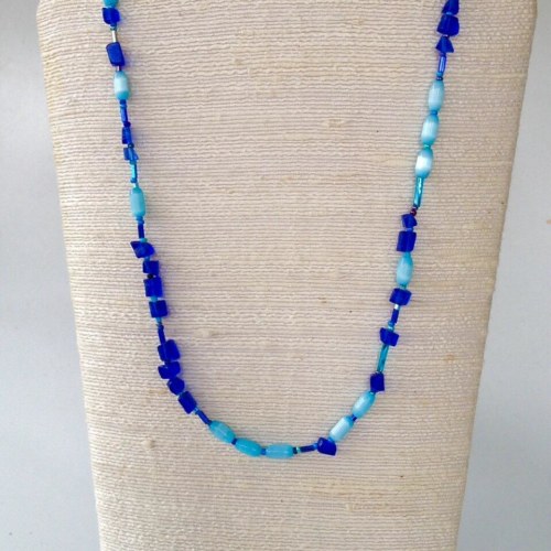Faith, Hope, Love Morse Code Necklace. Message spelled out in the beads ...