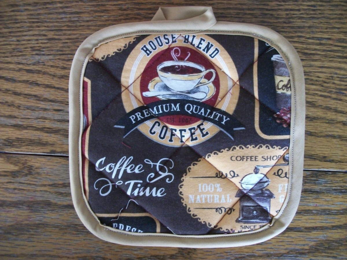 Coffee themed Pot Holder Set Peter’s Square