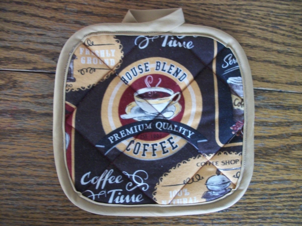 Coffee themed Pot Holder Set Peter’s Square