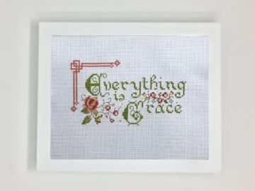 Everything is Grace, St. Therese of Lisieux — Cross Stitch Pattern ...