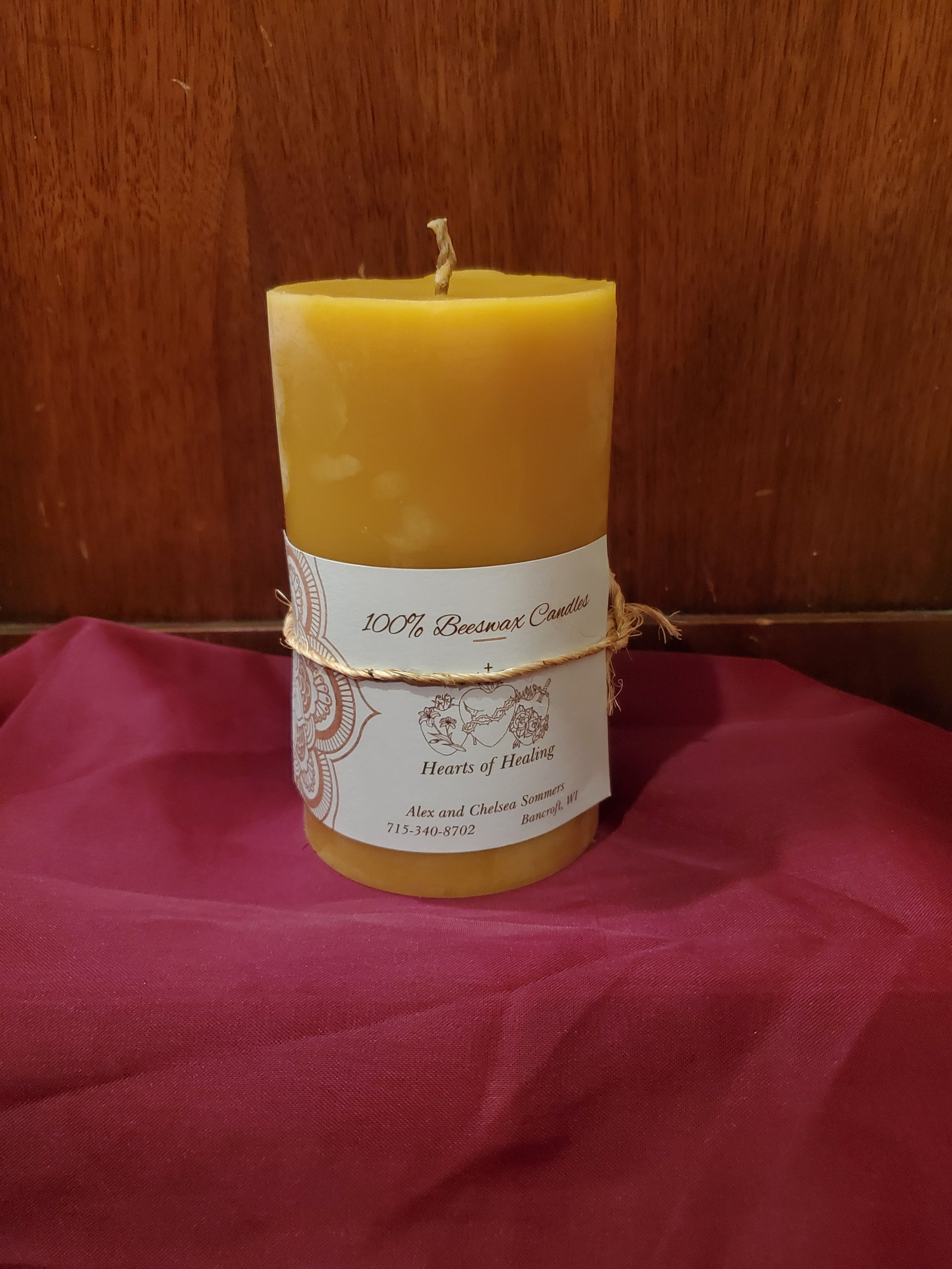 Beeswax Pillar Candle Peter’s Square