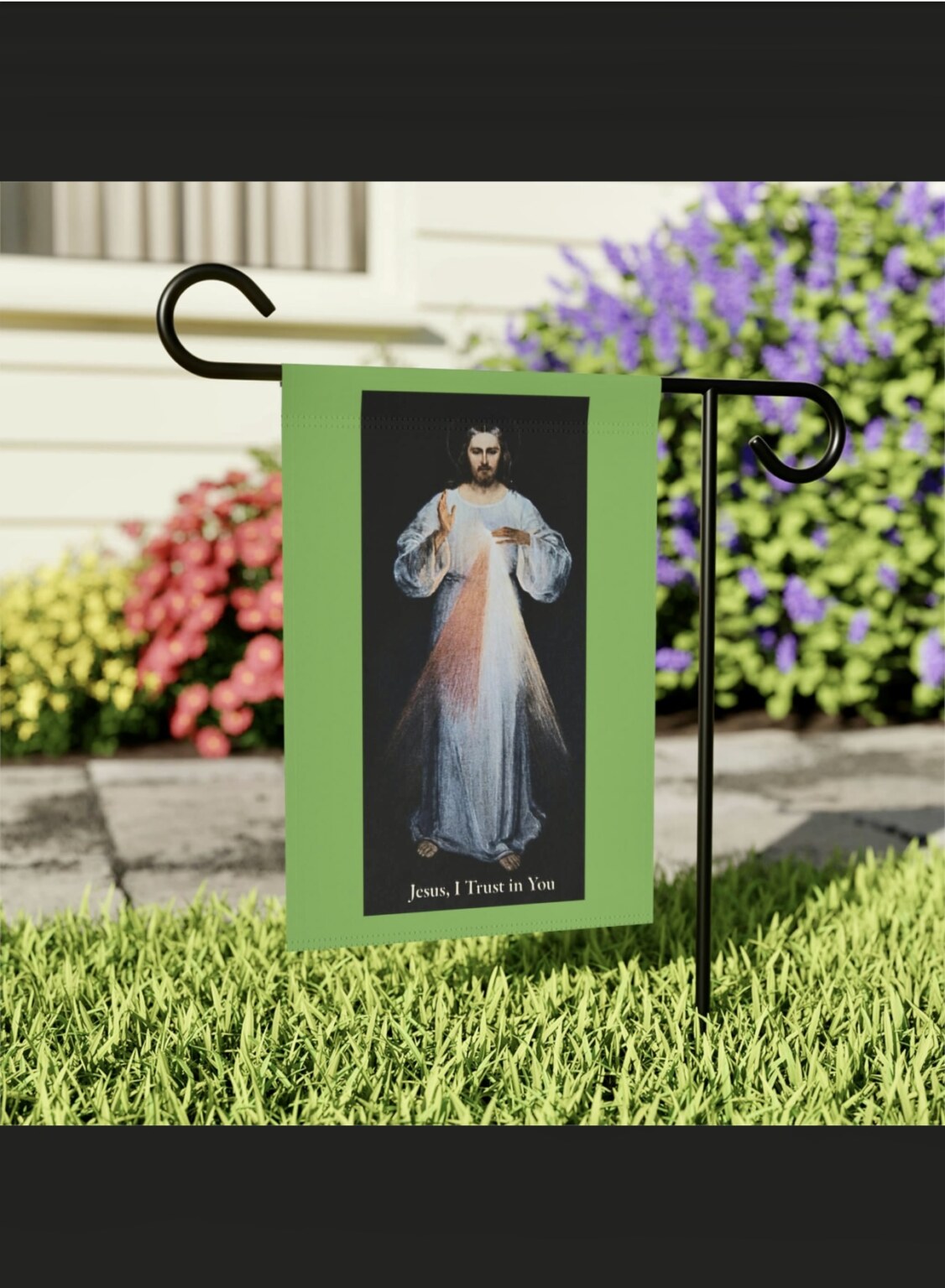 Divine Mercy Garden Banner 12 x 18 | Peter’s Square