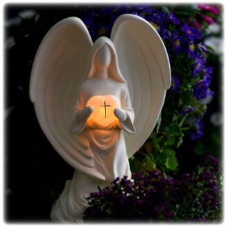 Solar Angel Statue for Loss of Loved One