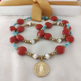Our Lady of Guadalupe Southwest Bohemian Style Necklace
