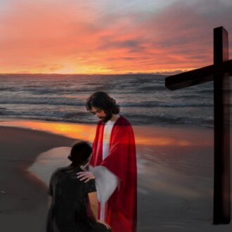 Blessed Are Those Who Mourn Greeting Card