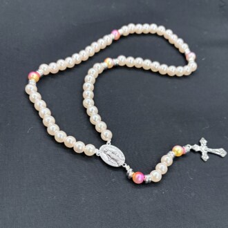 Pretty in pink rosary