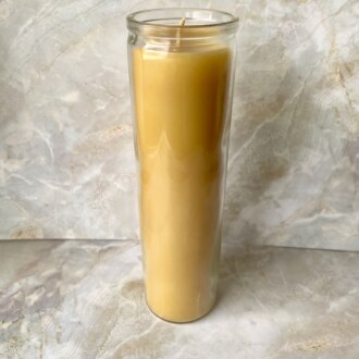 Beeswax Prayer Jar Candle