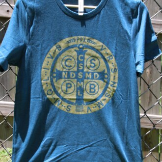 St. Benedict medal t-shirt