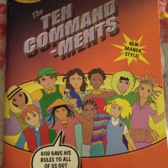 Coloring Catholic book, The Ten Commandments