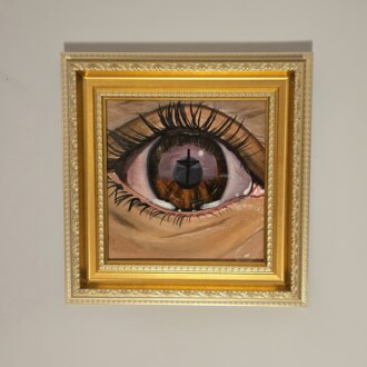 Mother Mary Our Lady of Sorrows Original Framed Painting