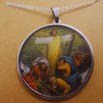 Jesus Calms the Seas Pendant