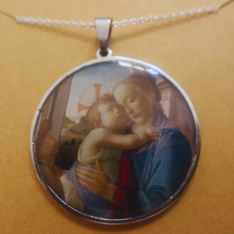 Mary and Infant Jesus Pendant