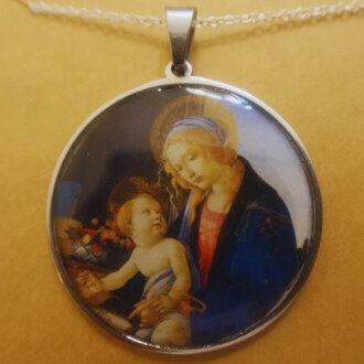 Mary and Infant Jesus Pendant