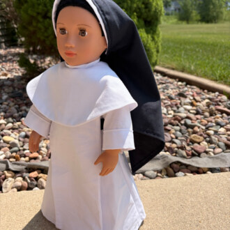 Dominican Sisters 18" doll habit