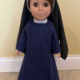 Immaculate Heart of Mary Sisters 18" doll habit