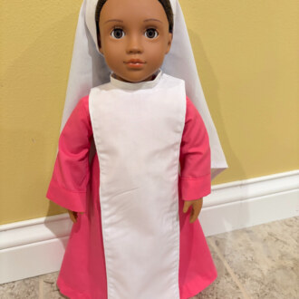 Holy Spirit Adoration Sisters 18" doll habit