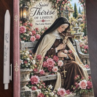 Handcrafted St. Thérèse of Lisieux Prayer Journal – The Little Way